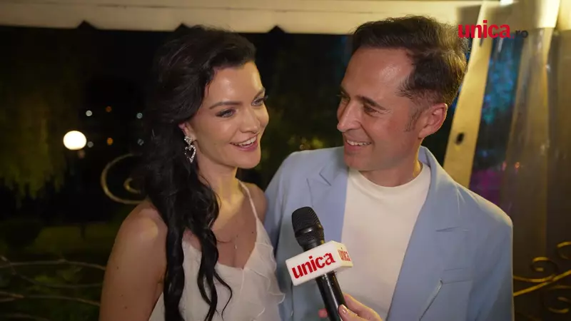 Dinu Maxer și Magdalena Chihaia Maxer, soția lui, interviu exclusiv pentru Unica.ro, la VIVA! Garden Party 2025 (5)