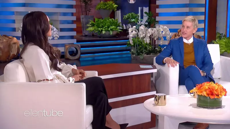 Meghan Markle on the Ellen DeGeneres show