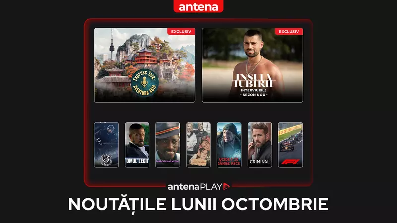 Noutati Octombrie AntenaPLAY
