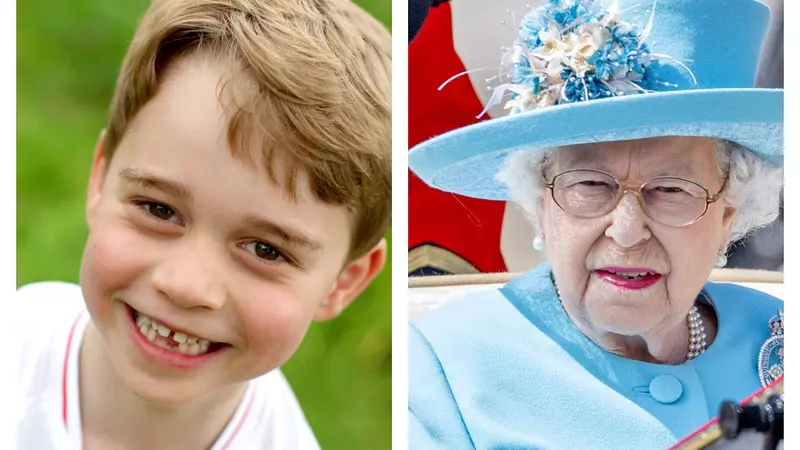 prințul George este preferatul reginei Elisabeta a II-a