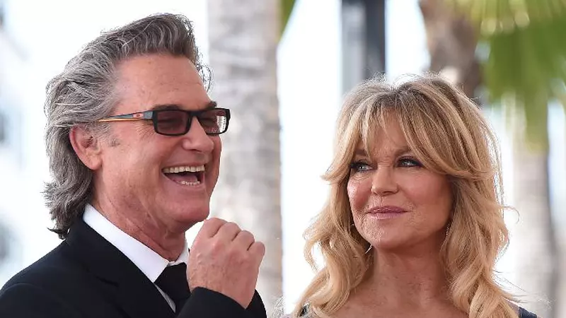 Goldie Hawn și Kurt Russell au primit câte o stea pe Walk of Fame