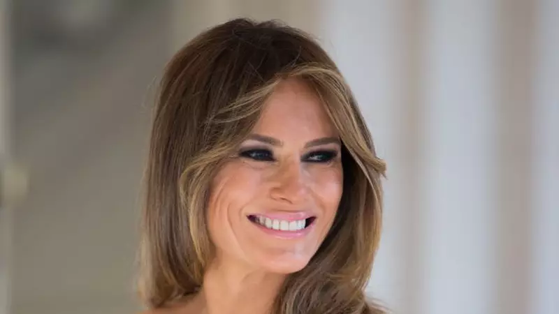 Melania Trump, așa cum nu ai mai văzut-o. A purtat o ținută masculină la întâlnirea cu Justin Trudeau și a atras toate privirile