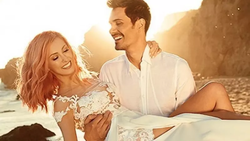 Andreea Bălan și George Burcea s-au căsătorit azi. Primele imagini de la cununia civilă