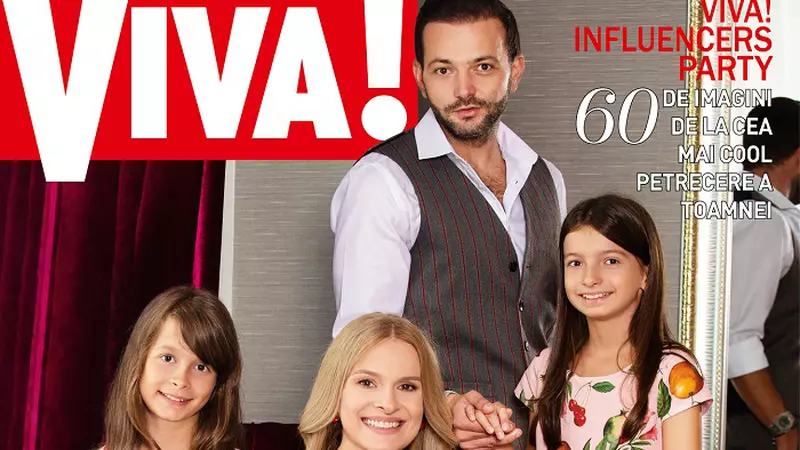 Mihai Morar și familia, pe coperta VIVA! de Octombrie! Prezentatorul TV a arătat-o tuturor pe micuța Roua - EXCLUSIV