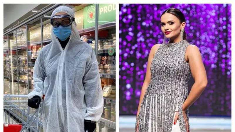 Cristina Șișcanu, despre combinezonul de protecție purtat la supermarket: ”Dacă situația se agravează, o să vedeți multe persoane echipate așa și atunci o să vi se pară normal”