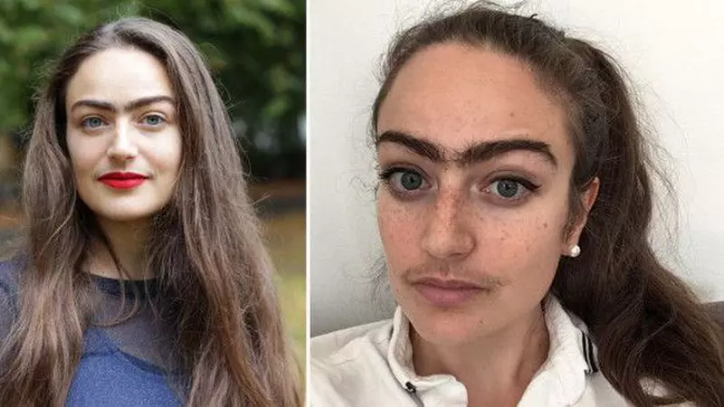 Motivul bizar pentru care o tânără s-a transformat în femeia cu mustață. Eldina Janzac nu s-a mai epilat de un an!