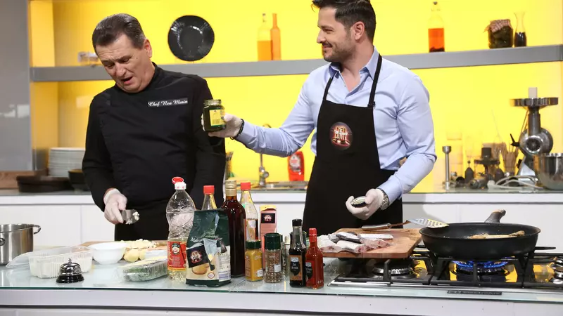 Liviu Vârciu și Nea Mărin, show total la Chefi la Cuțite! Au gătit un preparat unicat
