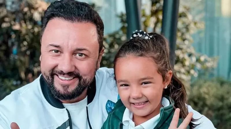 Eva, fiica lui Cătălin Măruță, seamănă leit cu tatăl ei! Cum arăta prezentatorul TV în copilărie