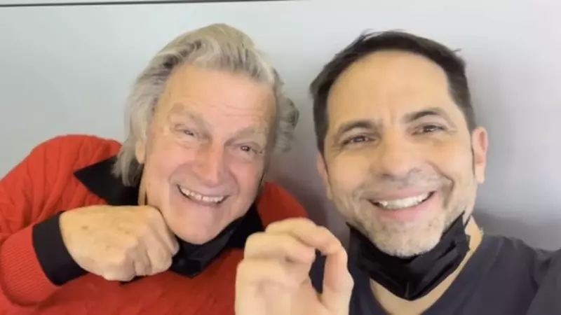 Cum s-au fotografiat Dan Negru și Florin Piersic, în Dubai: „El a văzut toată lumea, mai puţin ”