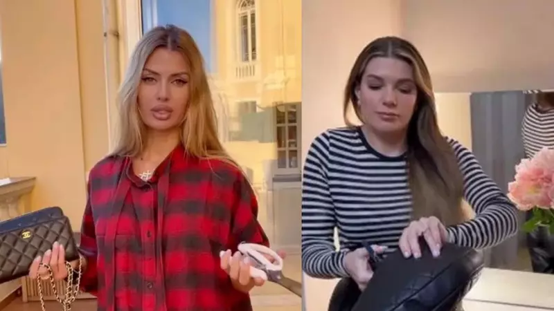 Modelele din Rusia își taie gențile Chanel pe Instagram, în semn de protest. Care e motivul