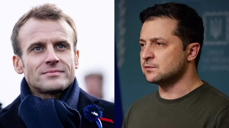 Volodimir Zelenski și Emmanuel Macron, convorbire telefonică „lungă şi semnificativă”. Despre ce au discutat