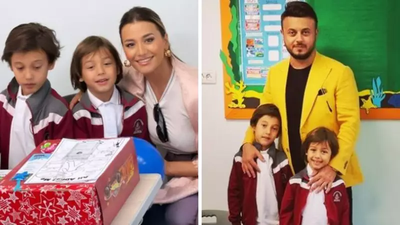 Claudia Pătrășcanu și Gabi Bădălău, împreună alături de copii, în prima zi de școală. Cum s-au fotografiat, în plin proces de divorț: "Așa da!"