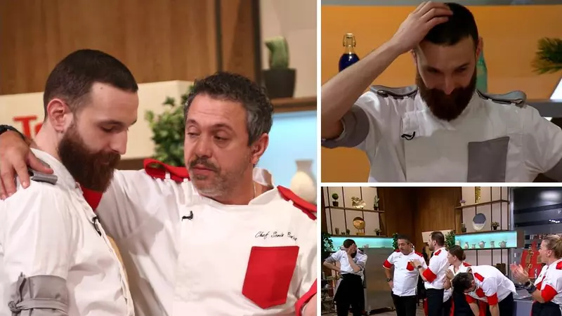 Florin Borșaru a fost eliminat de la Chefi la cuțite, dar a fost salvat de Sorin Bontea cu amuleta: "Dacă era altul, habar n-am dacă îl luam"