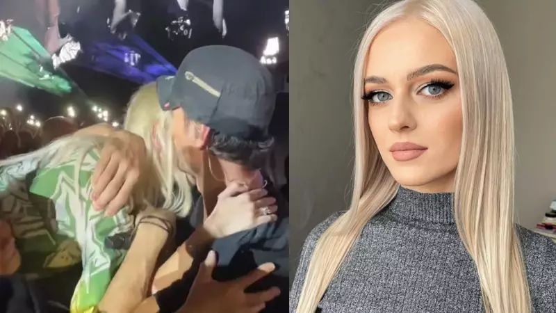 Cine este fata care l-a sărutat pe Enrique Iglesias la concertul din Craiova: "Am vrut doar să..."