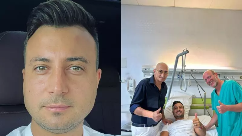 Valentin Sanfira, în scaun cu rotile după ce a suferit un accident în Italia: "Dumnezeu m-a ajutat și am ajuns acasă". Cum se simte artistul în urma operației la picior