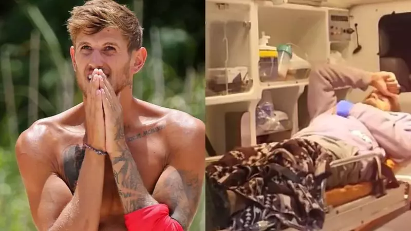 Alex Delea a fost transportat de urgență la spital, după ce s-a accidentat grav, la Survivor All Stars: „Mi-e frică tare! Mi-am spart…”