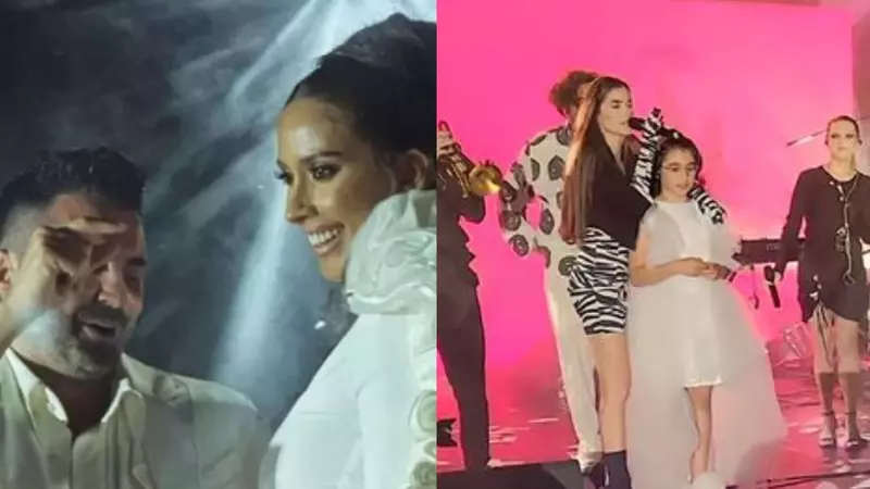 Moment impresionant la nunta lui Pepe: "Cu cele două Rose, a mea și a noastră". Cum l-a surprins pe artist fiica sa cea mică