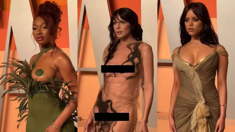 Cele mai îndrăzneţe ţinute de la Oscar 2025. Vedetele care au făcut furori, fără lenjerie intimă, pe covorul roșu și la petrecerea Vanity Fair