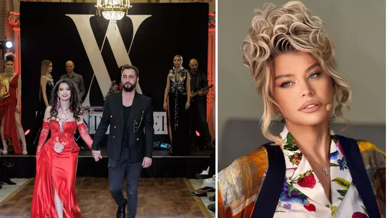 Elena Boncea, fiica Loredanei, a strălucit într-o rochie elegantă, roșie, extrem de sexy. Tânăra de 27 de ani a defilat la o prezentare de modă