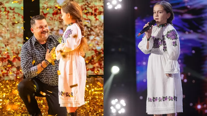 Cine e Sara Hanț, Golden Buzz-ul lui Mihai Bobonete, la Românii au talent. Fetița a suferit 36 de operații și până la 5 ani nu și-a putut mișca deloc mâna