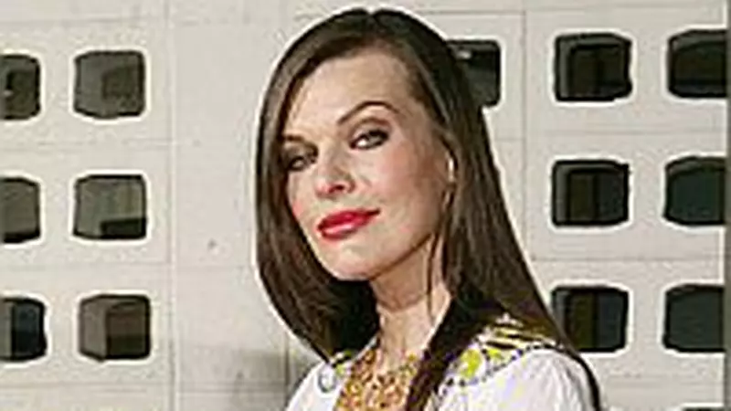 Milla Jovovich - Imagini de la nunta