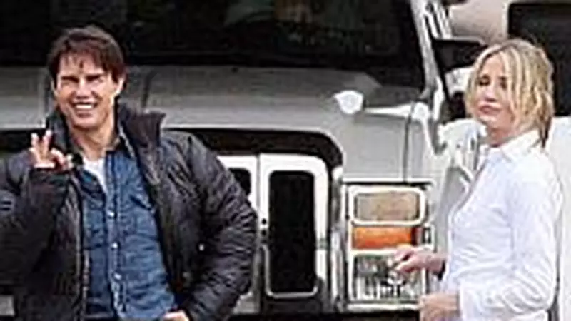 Cameron Diaz si Tom Cruise filmeaza in California
