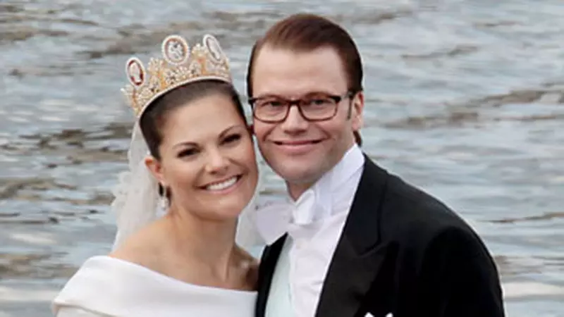 Nunta Victoriei, printesa mostenitoare a Suediei, cu Daniel Westling