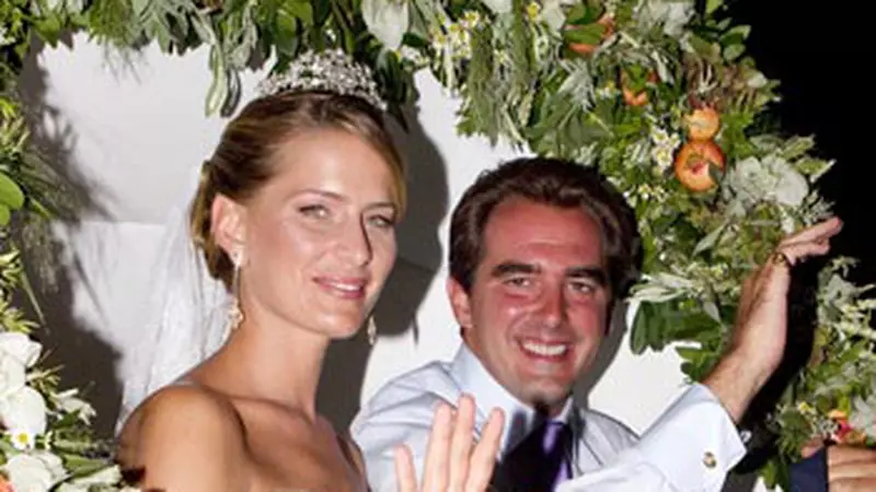 Nunta Printului Nikolaos al Greciei cu Tatiana Blatnik