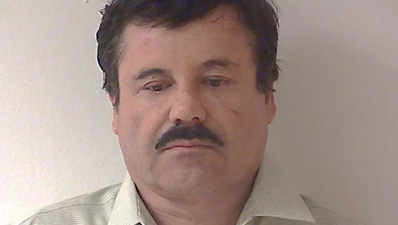 Mugshot du mexicain "El Chapo" Guzman, le plus grand des barons de la drogue