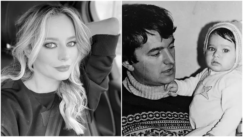 Laura Cosoi și tatăl ei