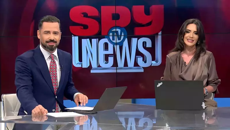 Alexandru Constantin și Mara Bănică prezintă împreună Spynews TV Live