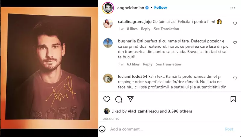 Reacția uluitoare a Liei Bugnar la ultima imagine publicată de Anghel Damian