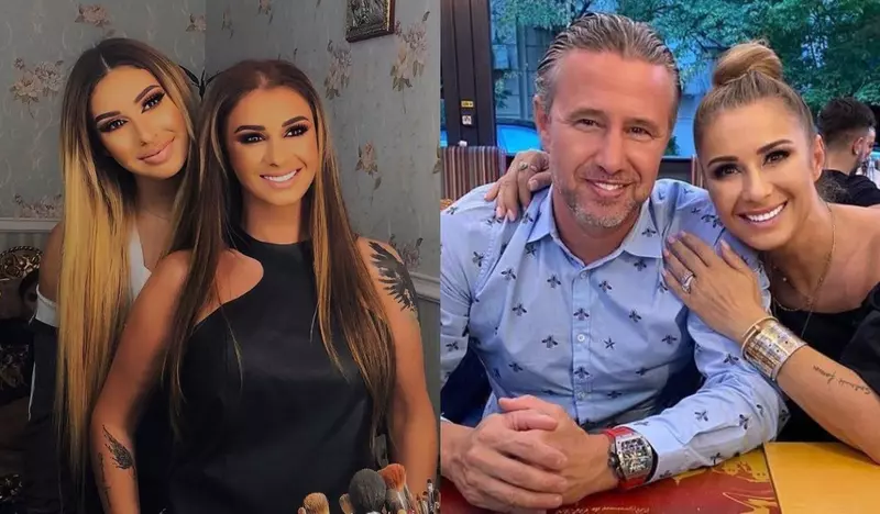 AnaMaria prodan, fiica ei Sarah și fostul soț, Laurențiu Reghecampf