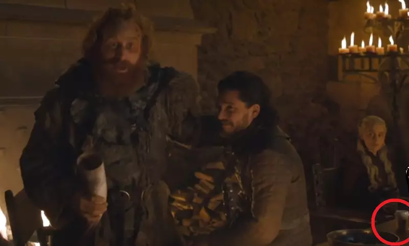 Cine a uitat paharul de cafea cafea a apărut în episodul din Game of Thrones