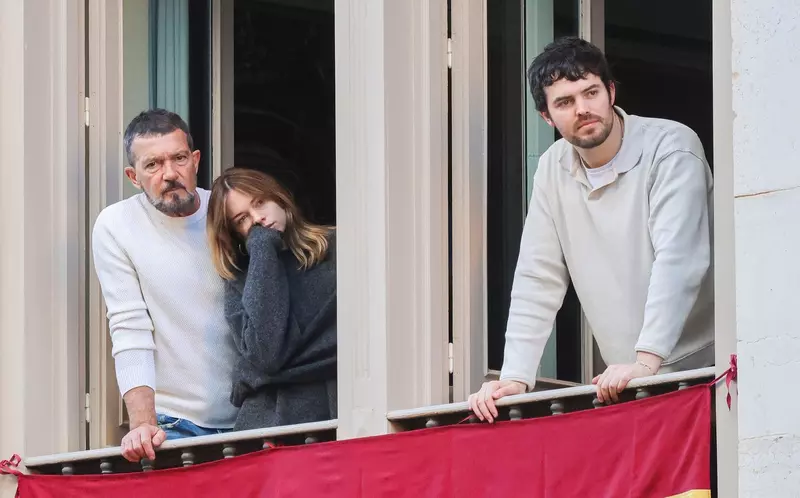 Antonia Banderas cu fiica lui, Stella