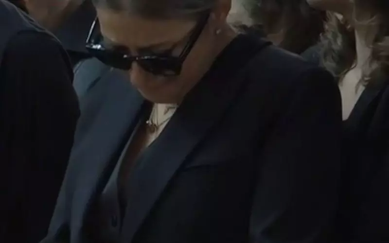 Anamaria Prodan la inmormantarea Ionelei Prodan 2