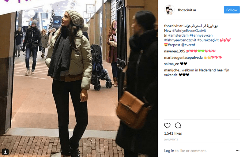 Unde au fost plecaţi la începutul anului Burak Özçivit şi soţia sa, Fahriye (2)