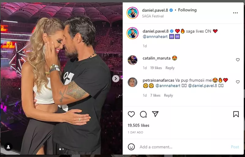 Daniel Pavel și-a dus noua iubită la Saga Festival. Fanii au reacționat imediat