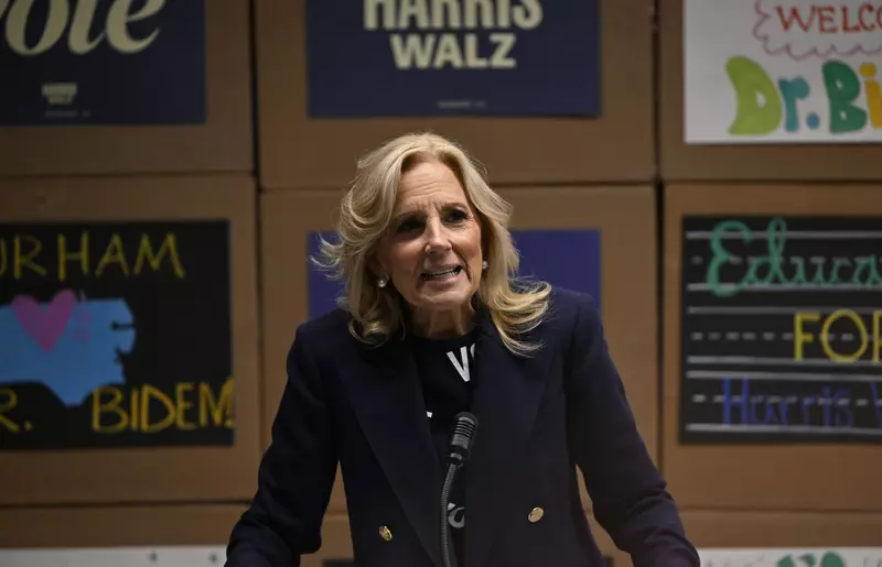 Dr. Jill Biden Rallies Support for Harris and Walz in Durham