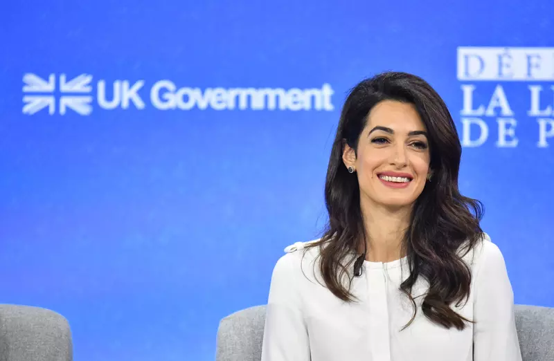Amal Clooney, moment stânjenitor