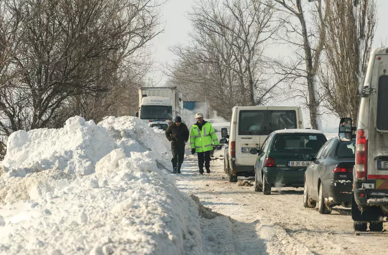 prima ninsoare din Romania