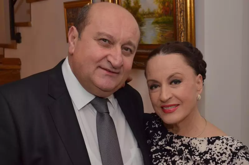 Maria Dragomiroiu și soțul ei