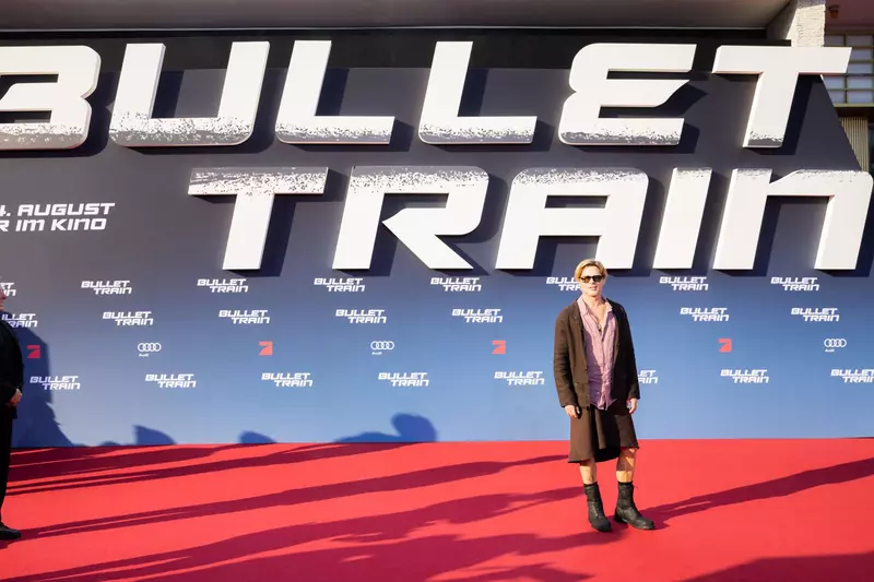 Brad Pitt in fusta la Berlin, la premiera Bullet Train