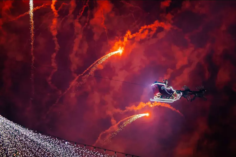 sania lui mos craciun