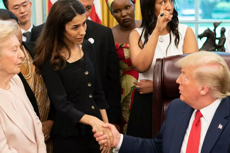 Donald Trump Nadia Murad