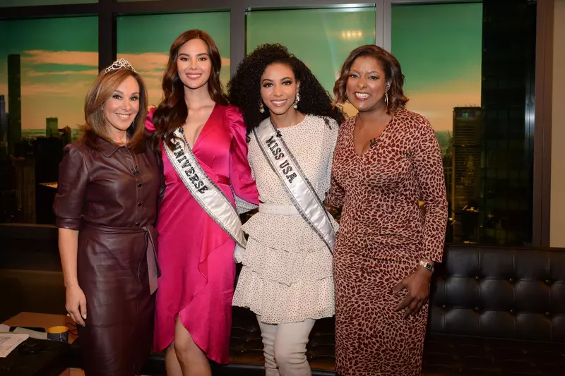 Miss Universe, Miss USA, Johnny Gill, Cameron Mathison, Hilarie Burton and Tyler Hilton on Good Day New York