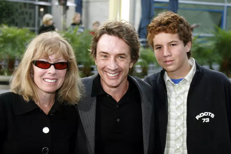 Martin Short cu sotia sa, Nancy, și fiul lor Henry