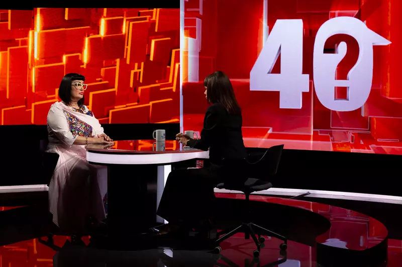 Ozana Barabancea la 40 de intrebari cu Denise Rifai_Kanal D (2)