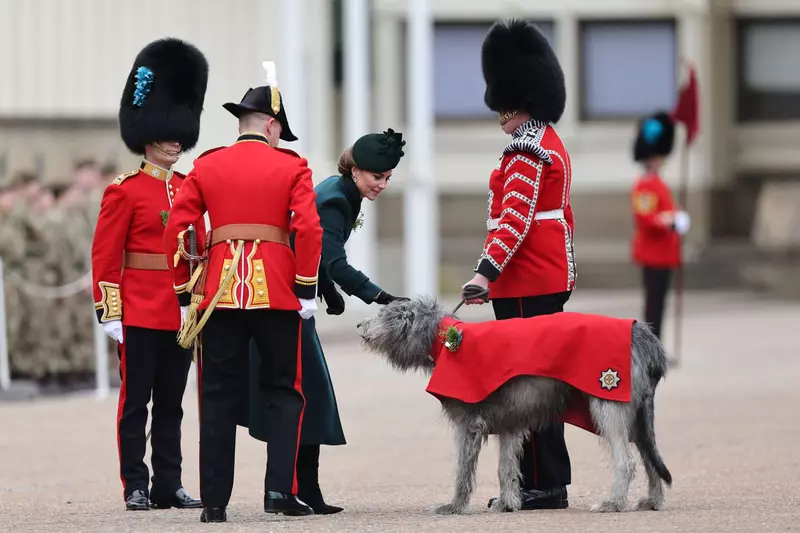 Kate Middleton at the Irish Guard’s St.Patrick’s Day Parade