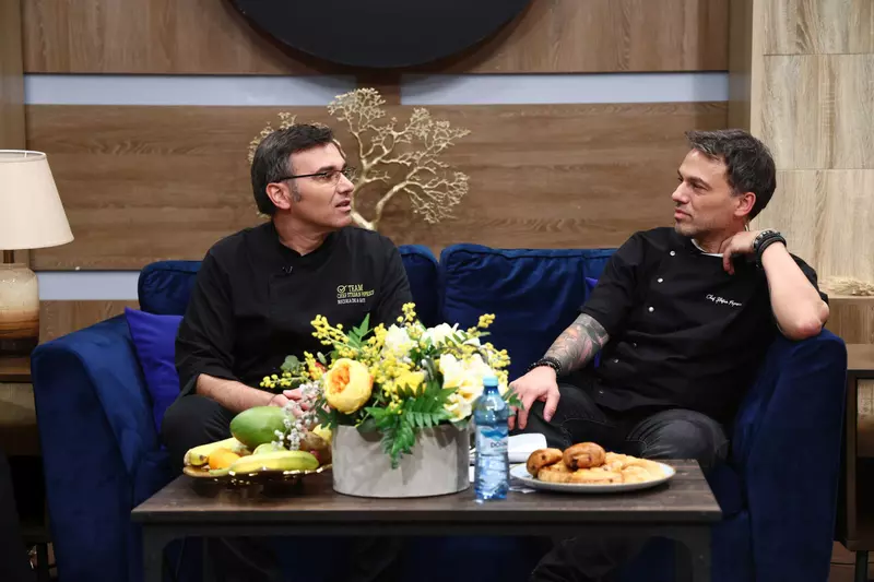 Chef Stefan, alaturi de fratele sau